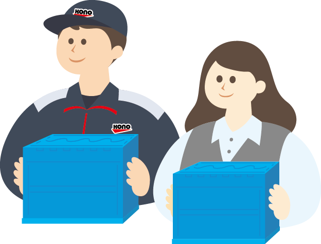 スタッフのイラスト